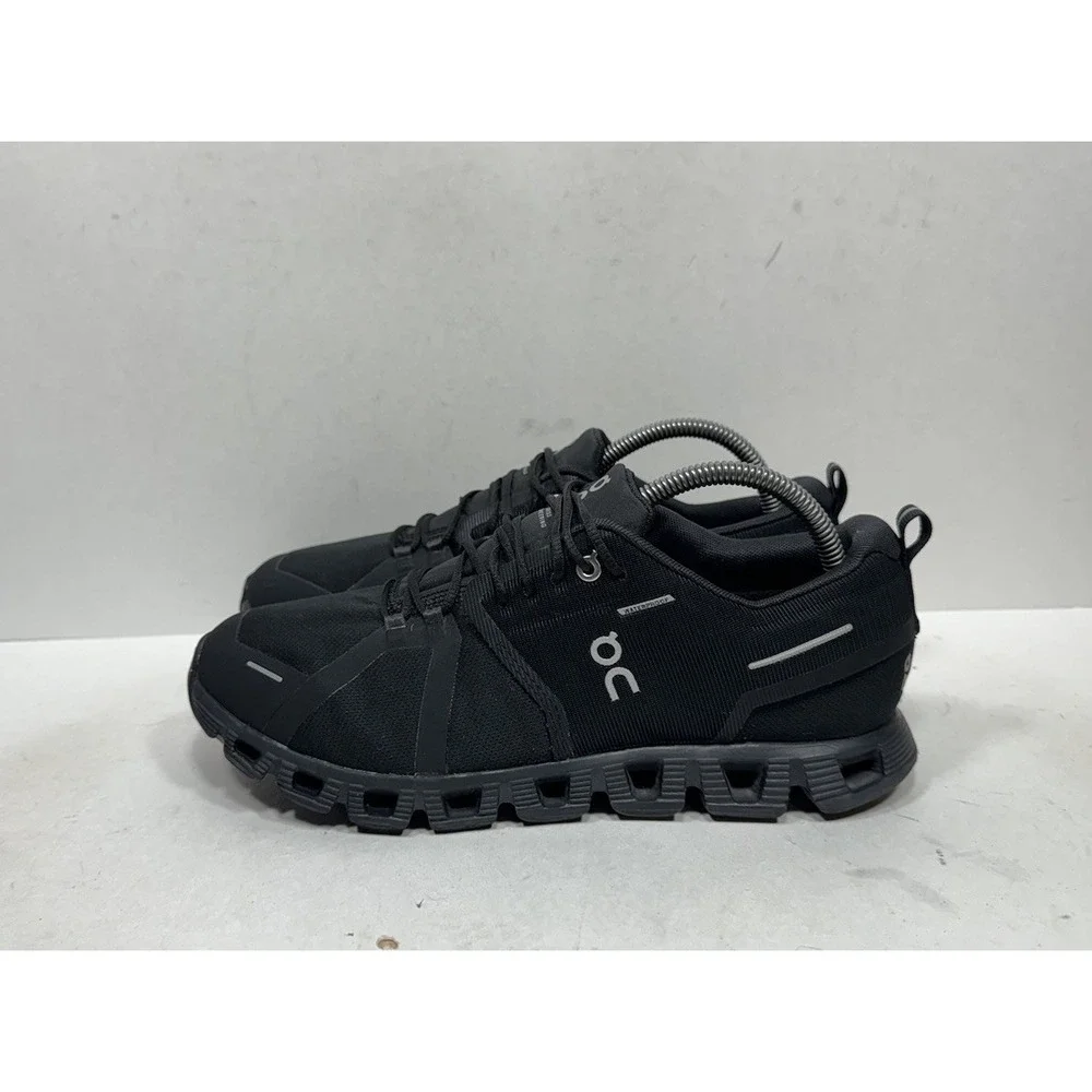 On Cloud 5 Waterproof Women's Size 10 Black Running Shoes Sneakers 59.98838